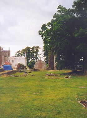 Looking west from the site of the high altar